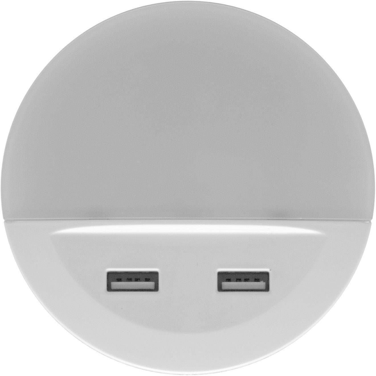 Veilleuse LED LEDVANCE LUNETTA USB L 4058075266902 rond LED blanc chaud blanc-0