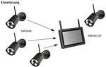 Caméra de surveillance sans fil supplémentaire PENTATECH DW500K 1920 x 1080 pixels 2.4 GHz