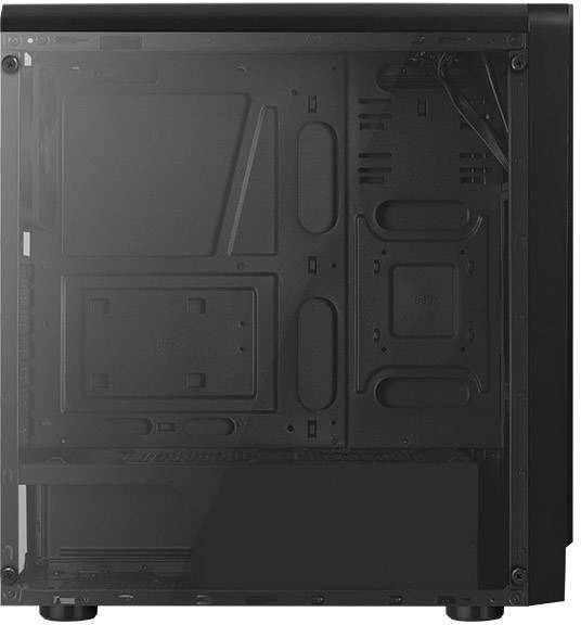 Aerocool RIFT, Midi Tower, PC, Noir, ATX, micro ATX, Mini-ITX, SPCC, Gaming-8