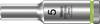 Douille Wera 05004501001 1 pièce profil extérieur hexagonal 5 mm 1/4" 5 mm 1/4" 1 pc(s)