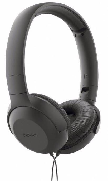 Philips TAUH201 Casque supra-auriculaire filaire noir micro-casque, volume réglable, pliable-0