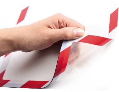 Tarifold 194973 Cadre d'information autocollant rouge, blanc (l x H) 242 mm x 329 mm DIN A4-2
