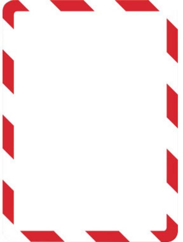 Tarifold 194973 Cadre d'information autocollant rouge, blanc (l x H) 242 mm x 329 mm DIN A4