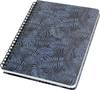 Sigel Jolie® mystic jungle JN602 Carnet à spirales linéature de trame à points (quadrillage à points) noir, bleu Nombre de pages: 120 DIN A5