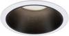 Paulmann 93401 Cole Coin Spot encastrable LED 6 W blanc, noir