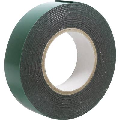 Ruban isolant vert avec intérieur noir, adapté à l'isolation électrique et au marquage par couleur.