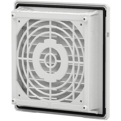 Une grille de ventilation rectangulaire blanche avec un design nervuré et plusieurs vis dans les coins.