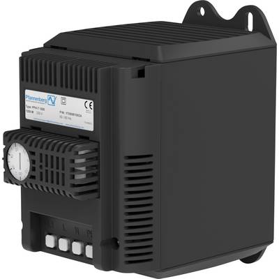 Appareil électrique noir avec grille de ventilation et étiquette 'Pfannenberg'.