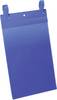 Durable 175007 Pochette avec languette pour casier en treillis bleu foncé (l x H) 223 mm x 530 mm DIN A4 vertical
