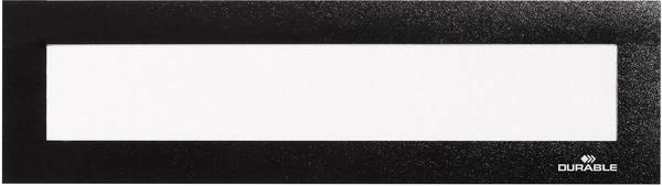Durable 498601 Cadre d'information magnétique noir (l x H) 236 mm x 66 mm DIN A4