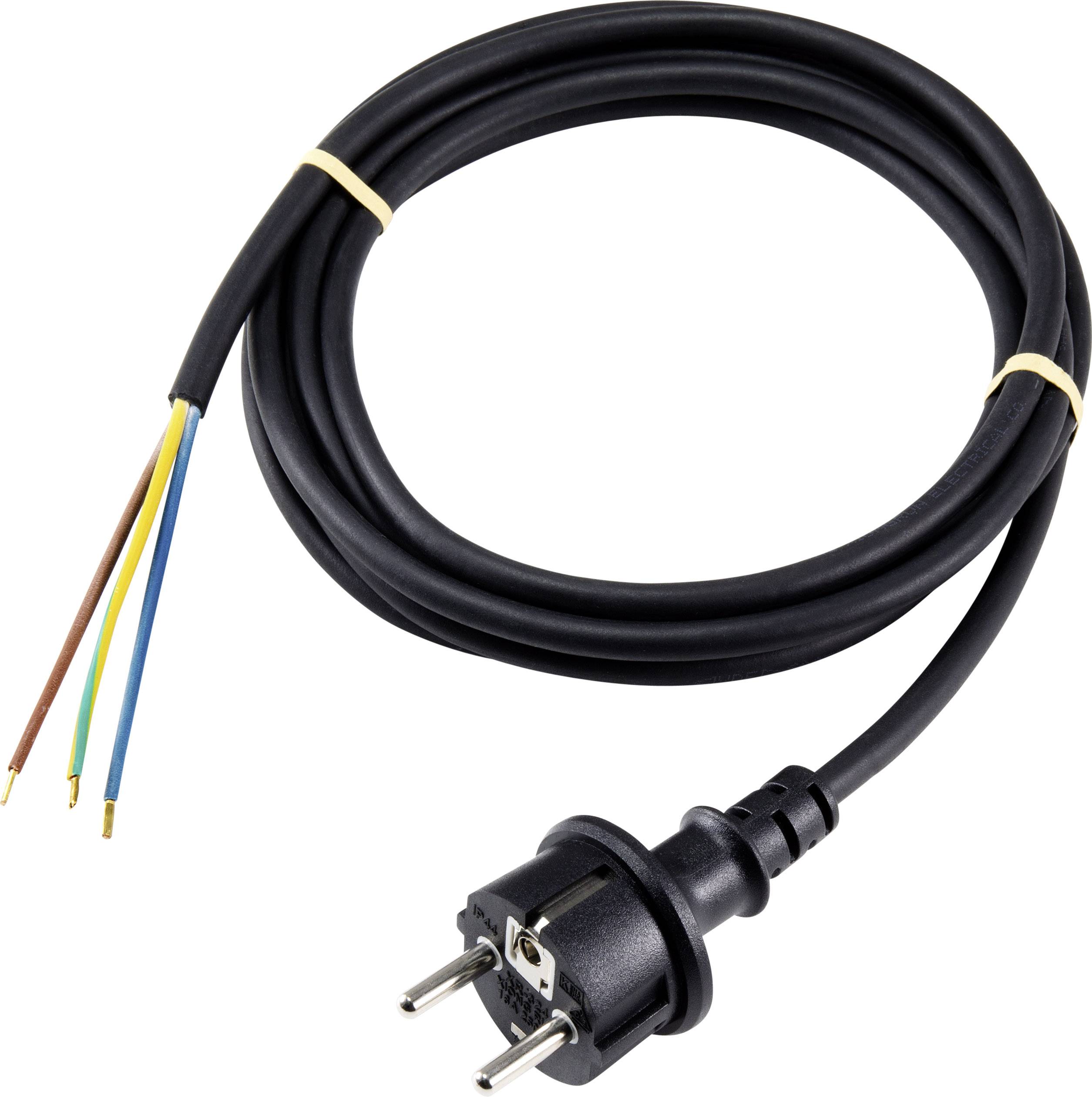 Sygonix SY-5043464 alimentation Câble de raccordement noir 3.00 m