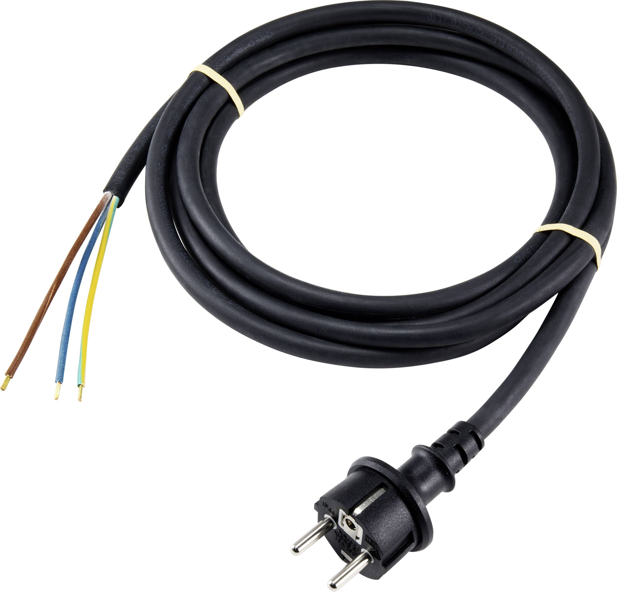 Sygonix SY-5043460 alimentation Câble de raccordement noir 3.00 m