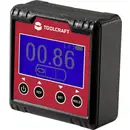 Rapporteur d'angle numérique avec niveau à bulle numérique TO-6547356 TOOLCRAFT 2182452