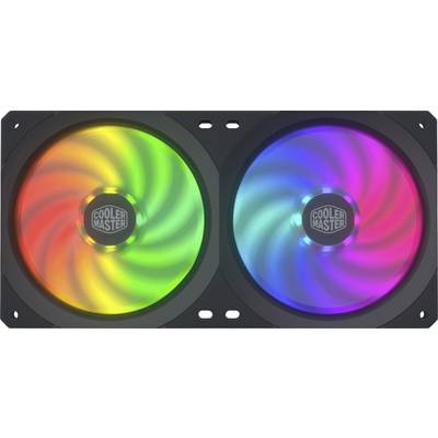 Cooler Master MasterFan SF240R ARGB Ventilateur pour PC noir, RVB (l x H x P) 240 x 120 x 25 mm avec éclairage LED