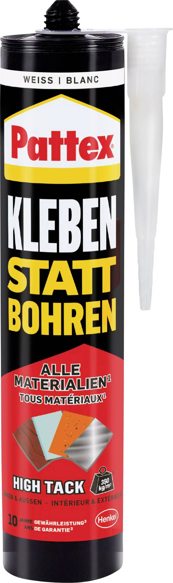 Pattex Kleben statt Bohren High Tack Mastic étanche et adhésif PKBHT 440 g