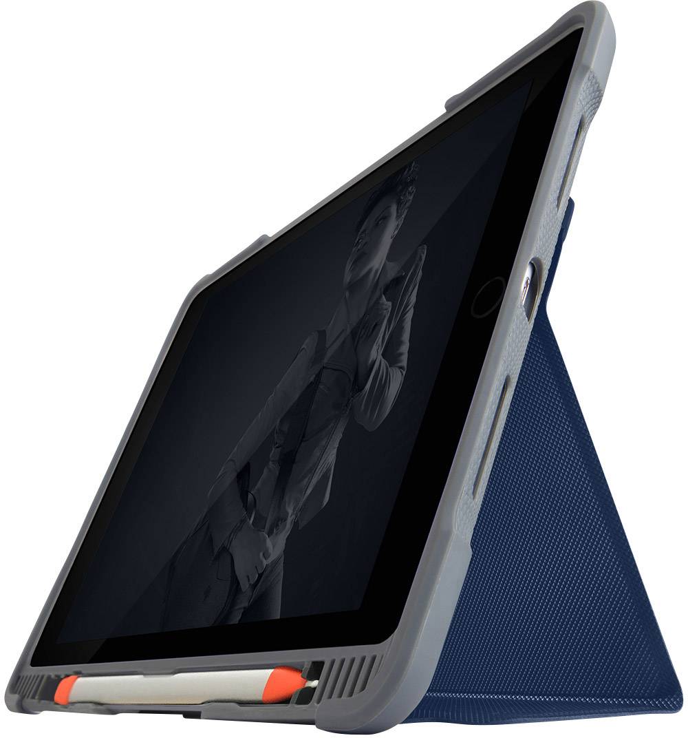 STM Goods Dux Plus Duo Etui pour tablette Apple iPad 10.2" (Gen.9, 2021), iPad 10.2" (Gen.8, 2020), iPad 10.2" (Gen.7, 2019) 25,9 cm (10,2") Outdoor Cover bleu, transparent