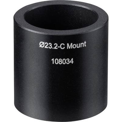 Adaptateur cylindrique portant l'inscription 'Ø23.2-C Mount' et '108034'. Probablement utilisé pour connecter des dispositifs optiques.