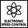 Le texte « Electronic Speed Control » est inscrit en lettres majuscules sous un symbole atomique stylisé.