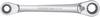 Gedore RED 3300900 R07501002 Jeu de clés à cliquet annulaires doubles 2 pièces Ouverture de clé (pouces) (uniquement pour le titre) 1/2" - 11/16"
