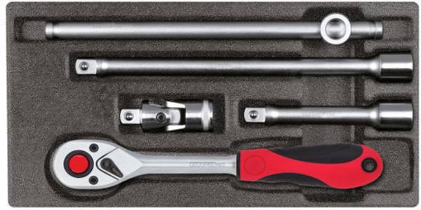 Gedore RED R22150008 Jeu de clés à douille  1/2" (12.5 mm) 5 pièces 3301707