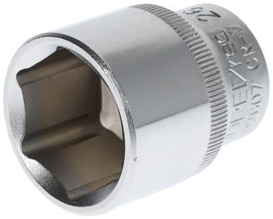 Embout de clé à douille hexagonal, à utiliser avec une clé à cliquet ou une clé, principalement pour des travaux mécaniques.
