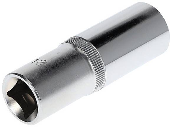 Une clé à molette en argent avec une ouverture hexagonale, utilisée pour desserrer ou serrer des écrous ou des vis.