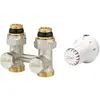RAS-CK + RLV-KS - 1/2 STRAIGHT - Warranty: 24M Danfoss 013G6533 Pack de têtes thermostatiques mécanique 8 à 28 °C