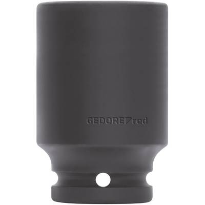 Écrou cylindrique noir mat portant l'inscription 'GEDORE red', avec ouverture en bas et perforations pour la fixation d'outils.