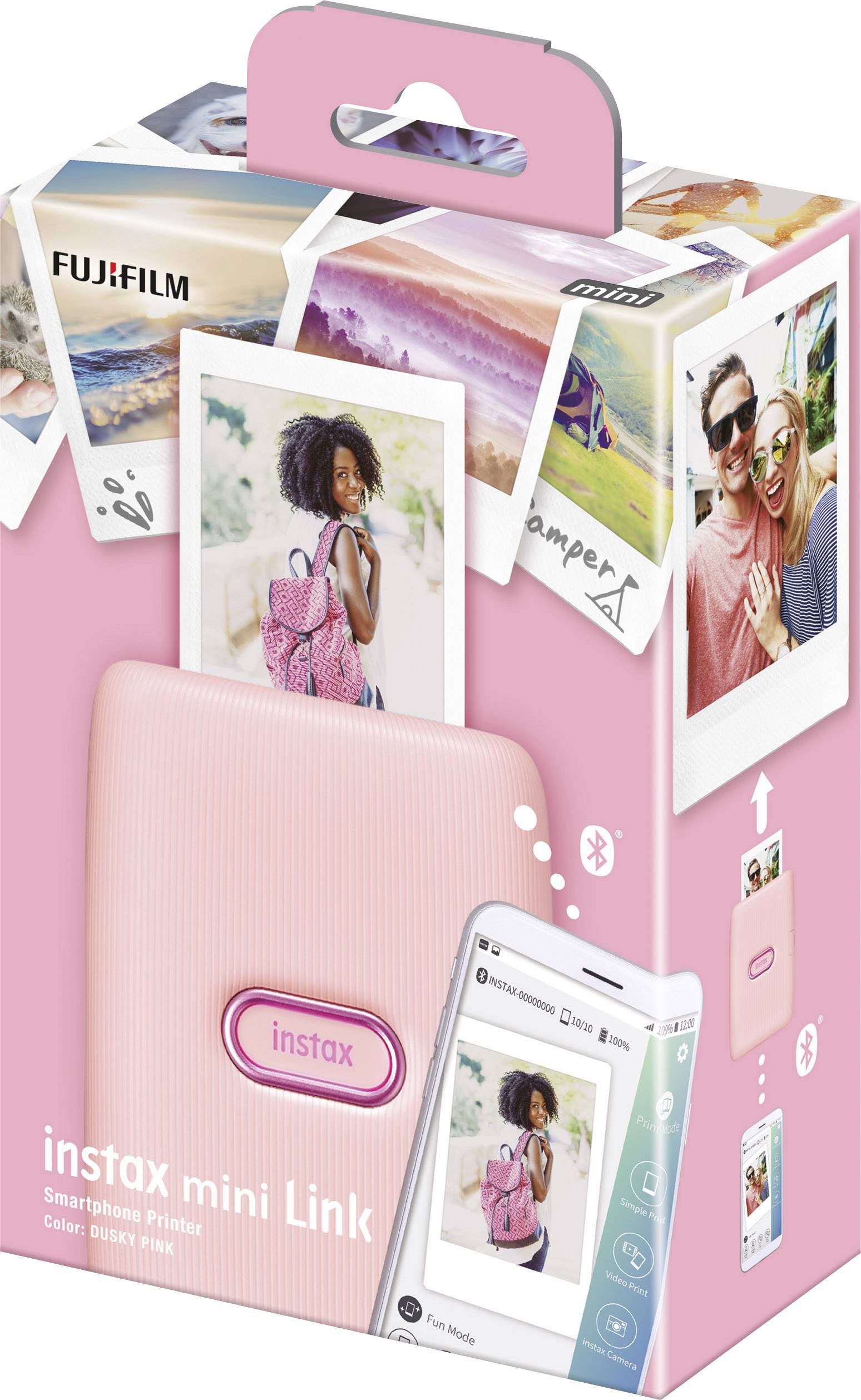 Fujifilm Instax Mini Link Dusky Pink Imprimante instantanée-11