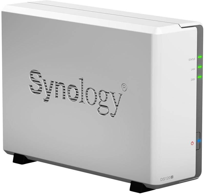 Boîtier serveur NAS Synology DiskStation DS120j 1 baie cryptage matériel DS120J-2