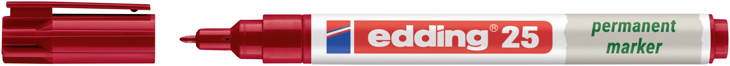 Edding e-25 EcoLine 4-25002 Marqueur permanent rouge résiste à l'eau: oui-0
