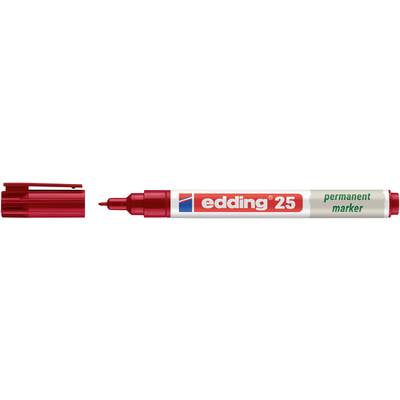 Edding e-25 EcoLine 4-25002 Marqueur permanent rouge résiste à l'eau: oui-0
