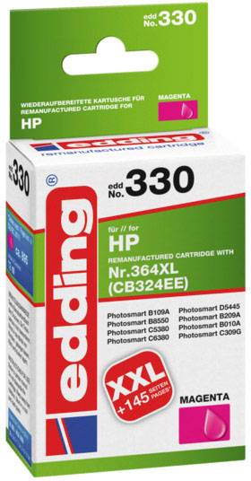 Edding Encre remplace HP 364XL, CB324EE compatible magenta EDD-330 18-330