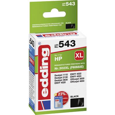Edding Cartouche d'encre remplace HP 302 XL compatible couleur + noir  18-545 18-545 - Conrad Electronic France