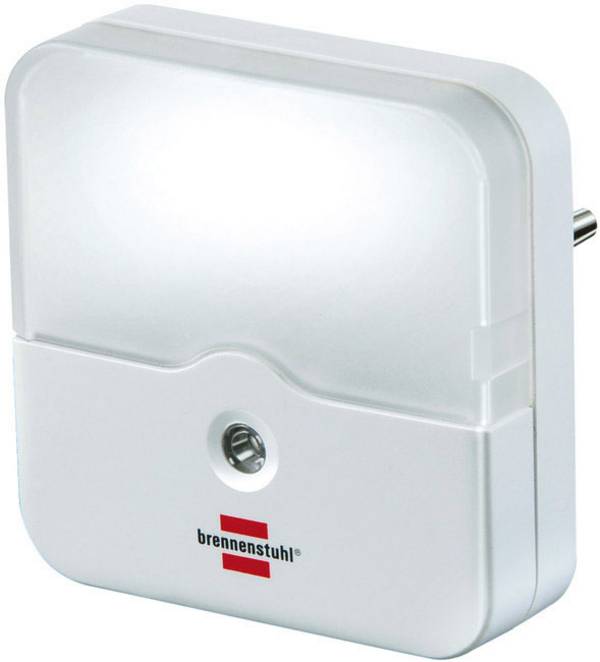 Veilleuse Brennenstuhl Brennenstuhl - Nachtlicht - LED - gesamt: 0.85 W 1173220 rectangulaire LED blanc blanc