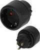 Brennenstuhl 1508550 Adaptateur de voyage Brennenstuhl Travel Adapter, 250 V, 15 A, Schwarz