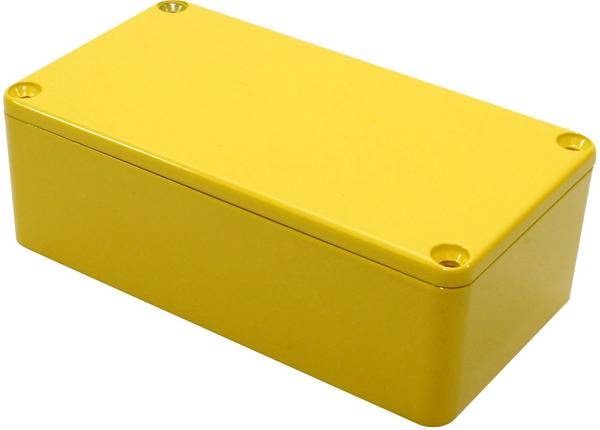 Hammond Electronics 1590B2YL Boîtier universel 112 x 60 x 38 Aluminium coulé sous pression jaune 1 pc(s)