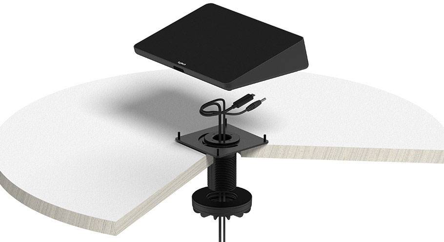 LOGITECH Tap Table Mount Video conferencing controller mounting kit for Room Solution Base Bundle Huddle Large Tap-3