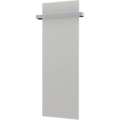 Une étagère murale simple et moderne en matériau gris avec une tablette horizontale. Idéale pour des espaces de vie minimalistes.