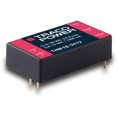   TracoPower  THM 15-2423  Convertisseur CC/CC pour circuits imprimés      500 mA  15 W  Nbr. de sorties: 2 x  Contenu 1