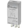 Finder Module enfichable avec LED 99.02.0.060.59 Couleur d'éclairage (ampoule LED): vert Adapté pour modèle (relais): Finder 96.04, Finder 96.02 1 pc(s)