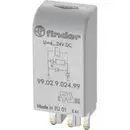 Finder Module enfichable avec protection antiparasite CEM, avec LED, avec varistance 99.02.0.060.98 Couleur d'éclairage