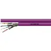 HELU 81446-500 Câble Ethernet CAT 7 S/FTP 8 x 2 x 0.25 mm² bleu, lilas 500 m