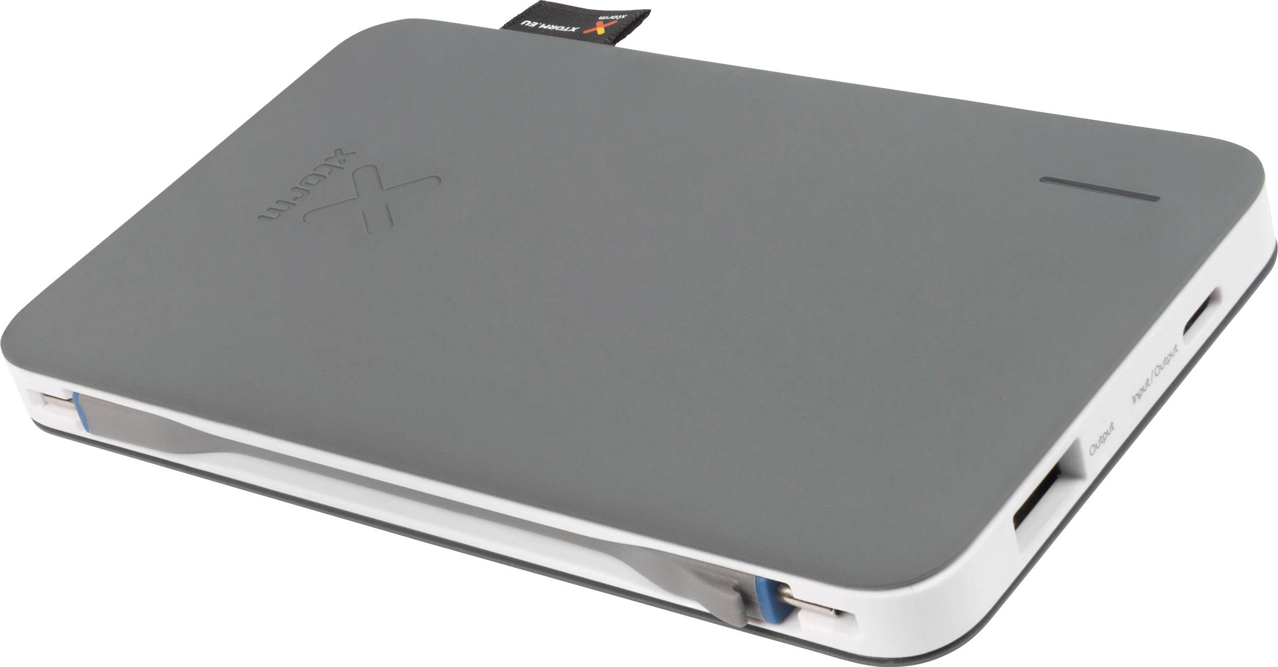 Xtorm by A-Solar Hubble Powerbank (batterie supplémentaire) 6000 mAh LiPo USB-C® gris, blanc Affichage du statut-2