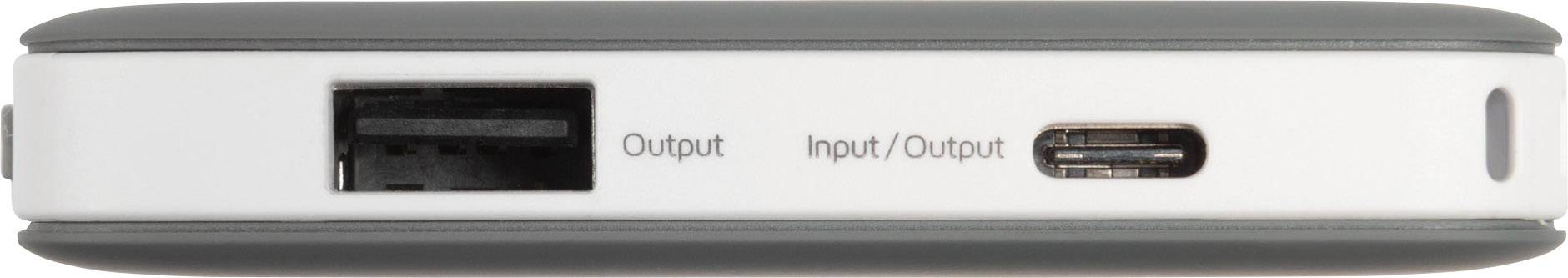 Xtorm by A-Solar Hubble Powerbank (batterie supplémentaire) 6000 mAh LiPo USB-C® gris, blanc Affichage du statut-6