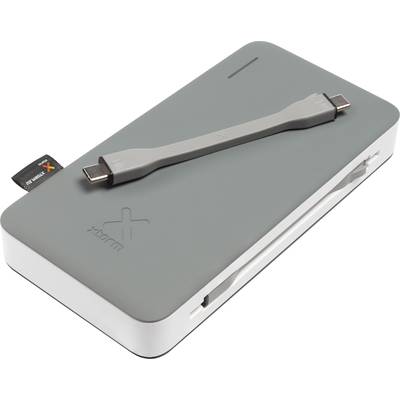 Xtorm by A-Solar Apollo Powerbank (batterie supplémentaire) 15000 mAh Quick Charge 3.0 LiPo USB-C® gris, blanc Affichage