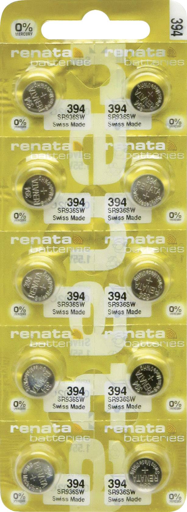 Renata 394/SR936SW pile bouton en oxyde d'argent pour montre 2