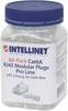 Intellinet Kabel Connecteur modulaire RJ45 Intellinet 80-Pack Cat6A Pro Line UTP 3 points pour fil massif 80 fiches dans le bol 50 µ contacts dorés 790550 Contact à sertir Nombre de pôles 8P8C transparent 80 pc(s)
