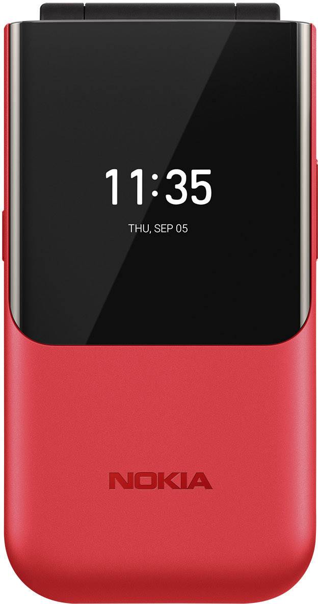 Nokia 2720 Téléphone portable à clapet rouge-2
