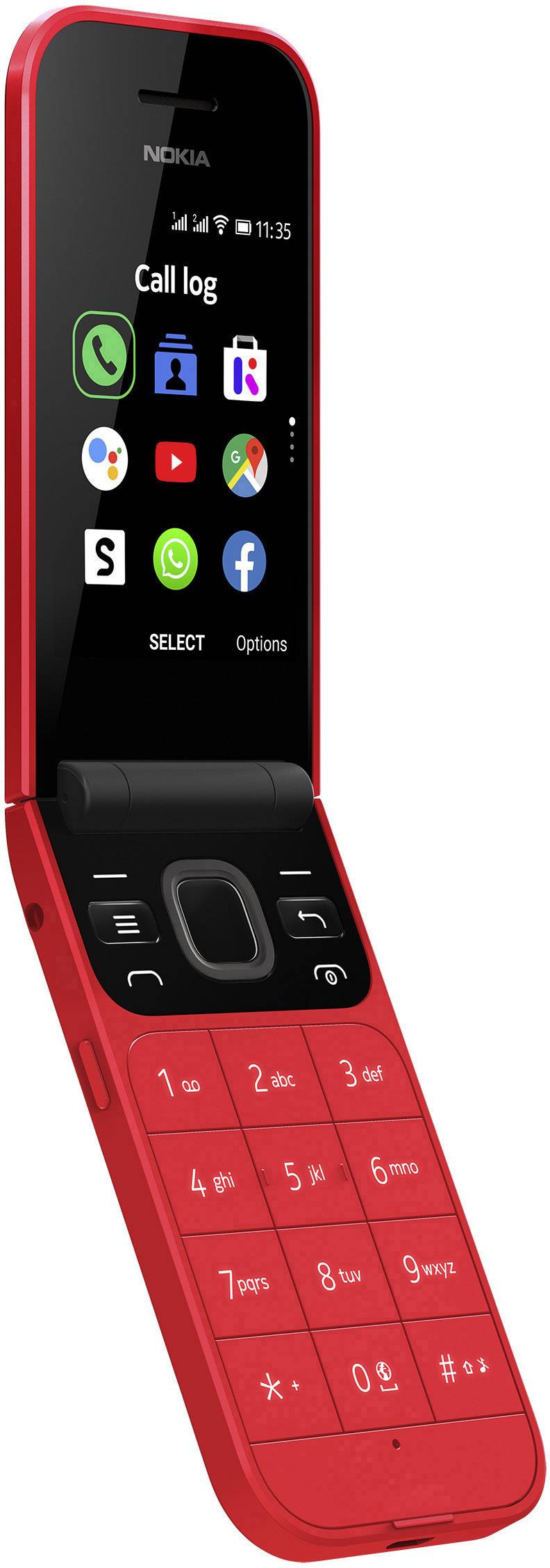 Nokia 2720 Téléphone portable à clapet rouge-4